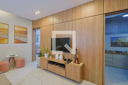 Sala de apartamento à venda com 3 quartos, 110m² em Santa Lúcia, Belo Horizonte