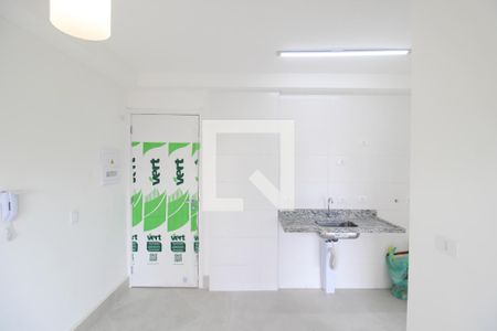 Sala / Cozinha  de apartamento para alugar com 1 quarto, 28m² em Vila Pauliceia, São Paulo