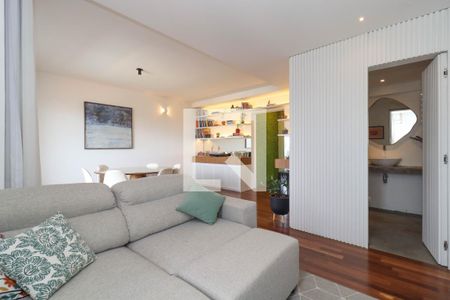 Sala de apartamento para alugar com 1 quarto, 88m² em Vila Madalena, São Paulo