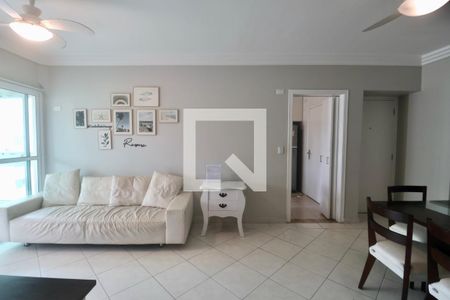 Sala de apartamento para alugar com 4 quartos, 115m² em Jardim Virginia, Guarujá
