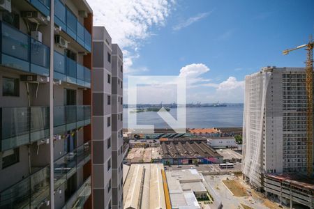 Sala Varanda Vista de apartamento para alugar com 2 quartos, 43m² em Santo Cristo, Rio de Janeiro