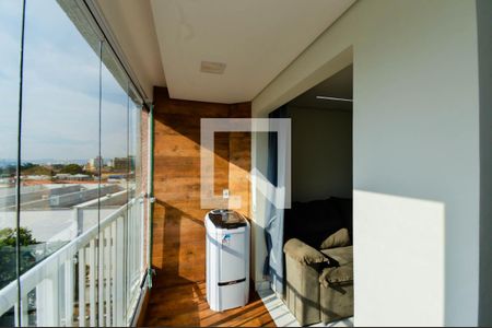 Varanda da Sala de apartamento à venda com 2 quartos, 53m² em Vila Itapegica, Guarulhos