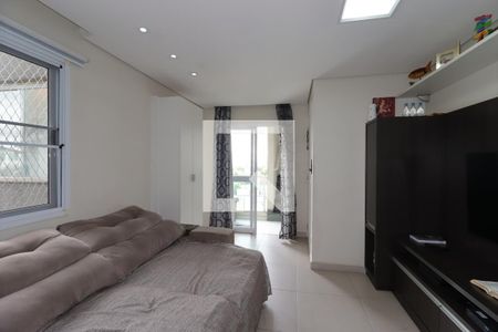 Sala de apartamento à venda com 2 quartos, 100m² em Vila Valparaíso, Santo André
