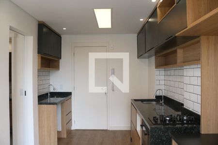 Sala e Cozinha Integrada de apartamento para alugar com 1 quarto, 27m² em Barra Funda, São Paulo