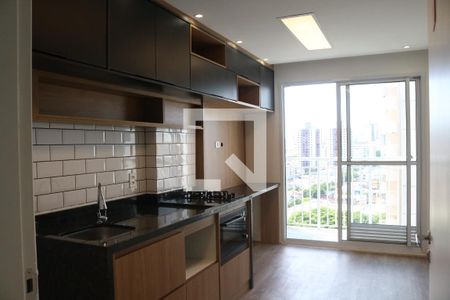 Sala e Cozinha Integrada de apartamento para alugar com 1 quarto, 27m² em Barra Funda, São Paulo