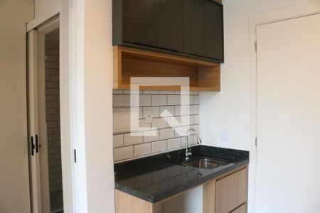 Sala e Cozinha Integrada de apartamento para alugar com 1 quarto, 27m² em Barra Funda, São Paulo