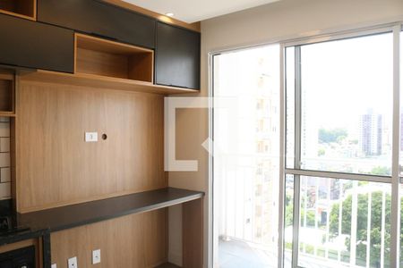 Sala e Cozinha Integrada de apartamento para alugar com 1 quarto, 27m² em Barra Funda, São Paulo