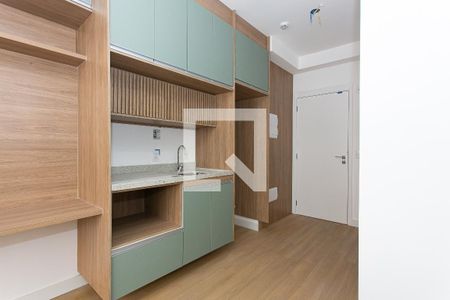 Cozinha de kitnet/studio para alugar com 1 quarto, 24m² em Tatuapé, São Paulo