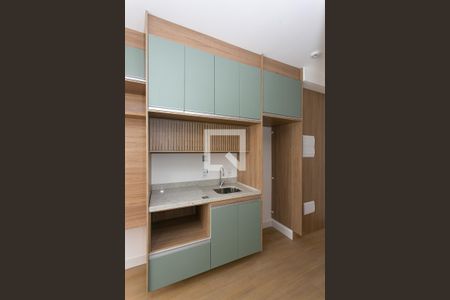 Cozinha de kitnet/studio para alugar com 1 quarto, 24m² em Tatuapé, São Paulo