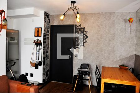 Detalhe - Sala e Sala de Jantar de apartamento à venda com 2 quartos, 49m² em Jardim Iris, São Paulo