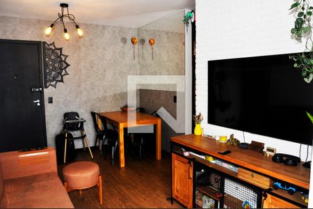 Detalhe - Sala e Sala de Jantar de apartamento à venda com 2 quartos, 49m² em Jardim Iris, São Paulo