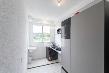 Cozinha e Área de Serviço de apartamento à venda com 2 quartos, 42m² em Caiapos, Contagem