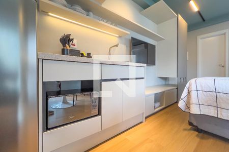Cozinha de kitnet/studio para alugar com 1 quarto, 26m² em Vila Mariana, São Paulo