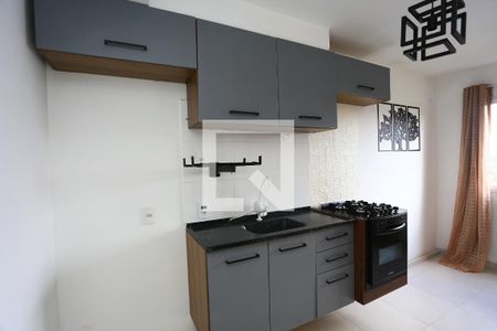 cozinha de apartamento para alugar com 1 quarto, 24m² em Paraíso do Morumbi, São Paulo