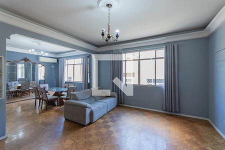 Sala de apartamento à venda com 3 quartos, 124m² em Tijuca, Rio de Janeiro