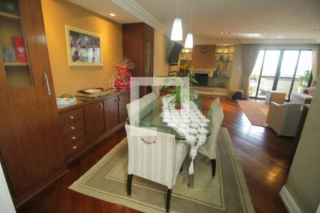 Sala de Jantar de apartamento à venda com 4 quartos, 190m² em Vila Bastos, Santo André