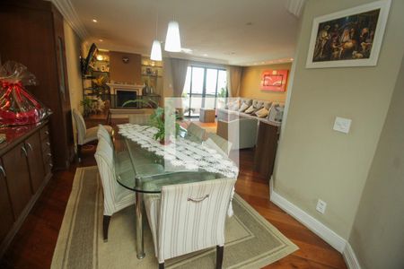 Sala de Jantar de apartamento à venda com 4 quartos, 190m² em Vila Bastos, Santo André