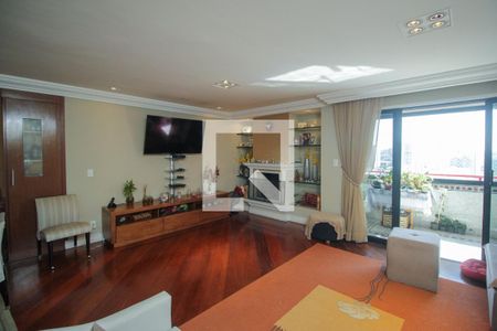 Sala de apartamento à venda com 4 quartos, 190m² em Vila Bastos, Santo André