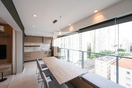 Varanda Gourmet de apartamento para alugar com 3 quartos, 89m² em Vila Clementino, São Paulo