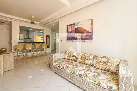 Sala de apartamento para alugar com 3 quartos, 89m² em Balneario Cidade Atlantica, Guarujá