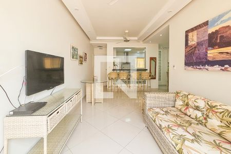 Sala de apartamento para alugar com 3 quartos, 89m² em Balneario Cidade Atlantica, Guarujá