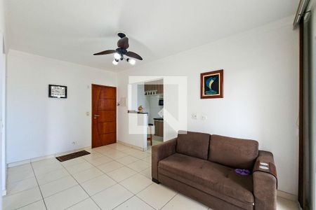 Sala de apartamento para alugar com 1 quarto, 67m² em Guilhermina, Praia Grande