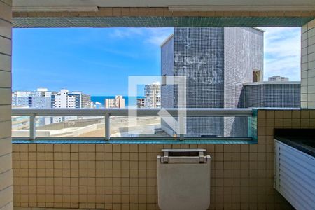 Sacada  de apartamento para alugar com 1 quarto, 67m² em Guilhermina, Praia Grande