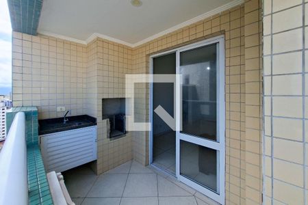 Sacada  de apartamento para alugar com 1 quarto, 67m² em Guilhermina, Praia Grande