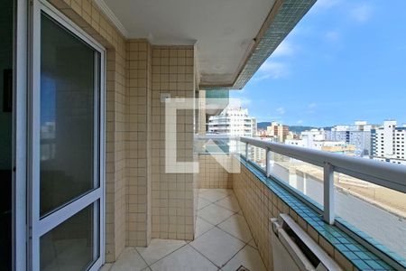 Sacada  de apartamento para alugar com 1 quarto, 67m² em Guilhermina, Praia Grande