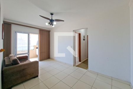 Sala de apartamento para alugar com 1 quarto, 67m² em Guilhermina, Praia Grande