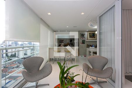 Varanda gourmet de apartamento à venda com 4 quartos, 178m² em Vila Gomes Cardim, São Paulo