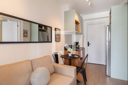 Sala de apartamento para alugar com 1 quarto, 26m² em Bela Vista, São Paulo