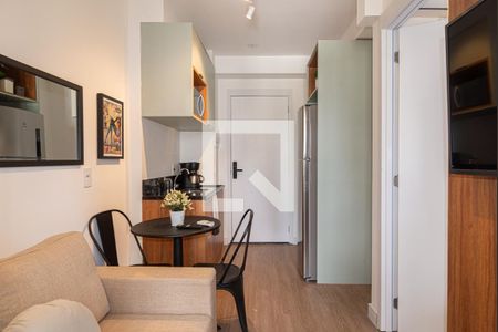 Sala de apartamento para alugar com 1 quarto, 26m² em Bela Vista, São Paulo