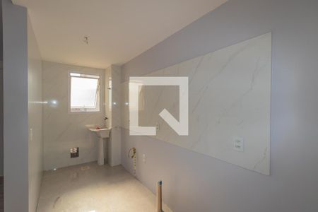 Cozinha e Área de Serviço de apartamento à venda com 2 quartos, 49m² em Estância Velha, Canoas