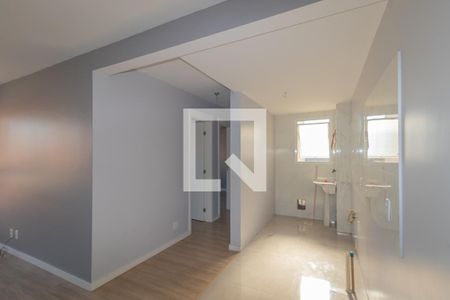 Sala/Cozinha de apartamento à venda com 2 quartos, 49m² em Estância Velha, Canoas