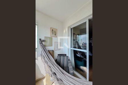 Varanda da Sala de apartamento à venda com 2 quartos, 52m² em Vila Bertioga, São Paulo