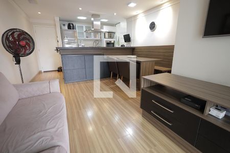 Sala de apartamento à venda com 3 quartos, 73m² em Vila Helena, Santo André