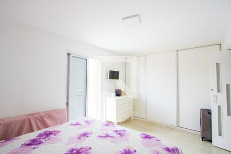 Quarto 1 - Suíte de casa à venda com 3 quartos, 224m² em Campestre, Santo André