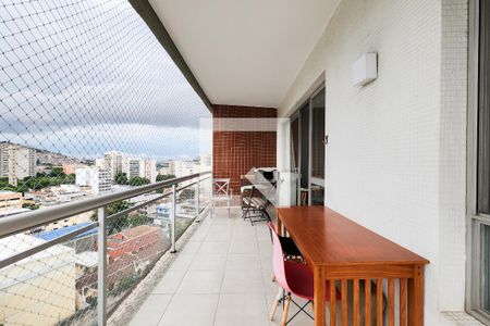 Varanda  de apartamento à venda com 3 quartos, 145m² em Maracanã, Rio de Janeiro
