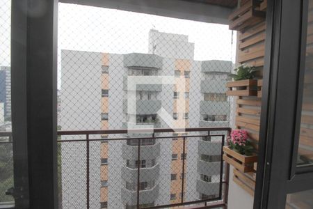 Vista da Sala de apartamento à venda com 2 quartos, 95m² em Vila Guiomar, Santo André