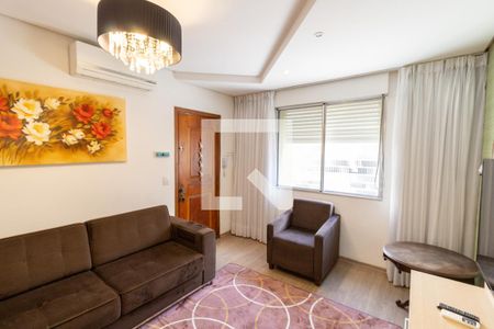 Sala de apartamento à venda com 2 quartos, 60m² em Menino Deus, Porto Alegre