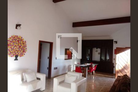 Sala de casa de condomínio para alugar com 5 quartos, 3500m² em Colinas do Mosteiro de Itaici, Indaiatuba