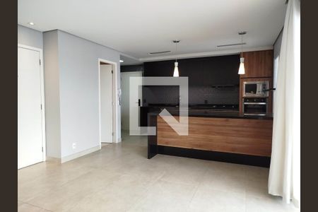 Sala com cozinha americana de apartamento para alugar com 3 quartos, 119m² em Vila Carrão, São Paulo