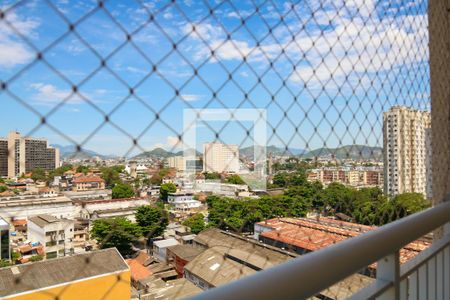 Varanda da Sala de apartamento à venda com 3 quartos, 57m² em Del Castilho, Rio de Janeiro