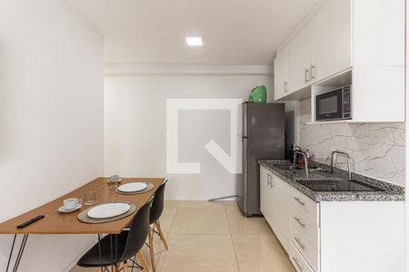 Cozinha de kitnet/studio à venda com 1 quarto, 36m² em Consolação, São Paulo