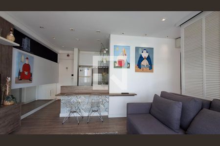 Sala de apartamento para alugar com 1 quarto, 47m² em Cambuí, Campinas