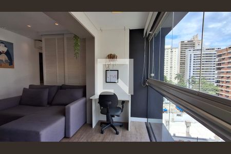 Varanda Office de apartamento para alugar com 1 quarto, 47m² em Cambuí, Campinas