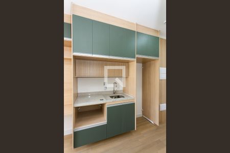 Cozinha de kitnet/studio para alugar com 1 quarto, 24m² em Tatuapé, São Paulo