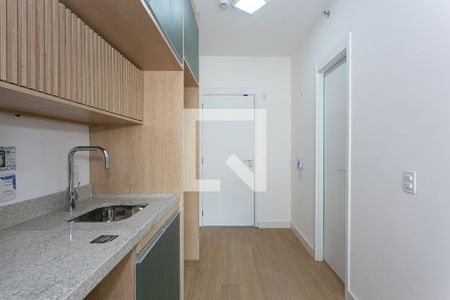 Cozinha de kitnet/studio para alugar com 1 quarto, 24m² em Tatuapé, São Paulo