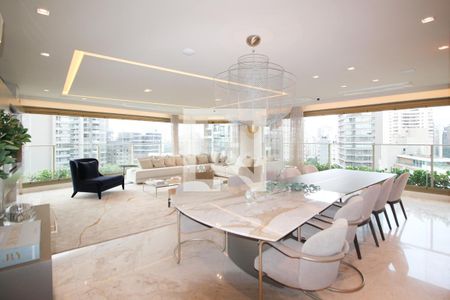 Sala de apartamento à venda com 3 quartos, 221m² em Indianópolis, São Paulo